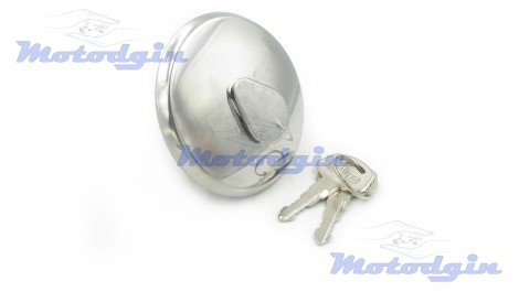 Кришка бака GN125 кругла хром