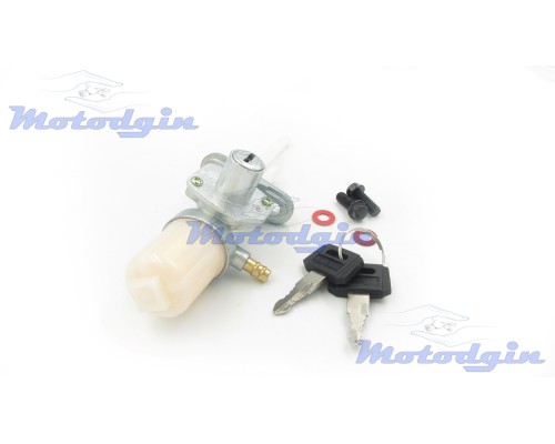 Кран топливный Yamaha YBR125 с замком