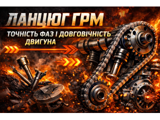 Ланцюг ГРМ для скутера та мотоцикла – точність фаз і ресурс двигуна