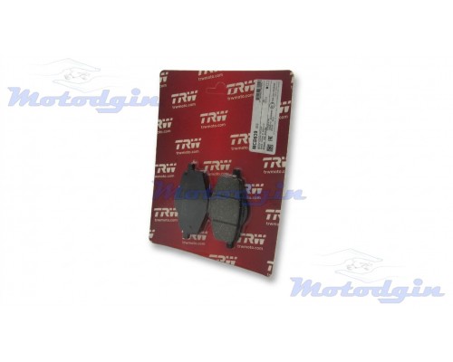 Колодки Yamaha YBR125 2006рік диск TRW MCB539
