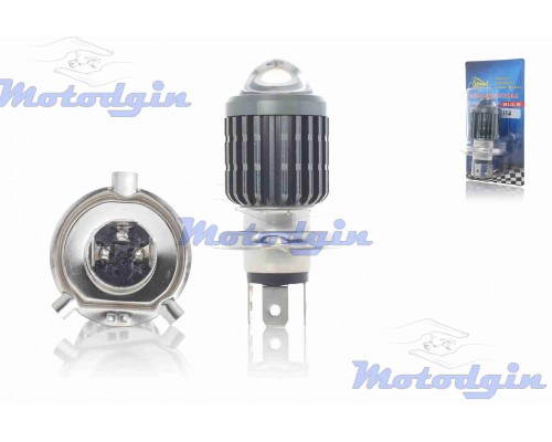 Лампа у фару H4 35/35W 2400Lm 2 діода LPI