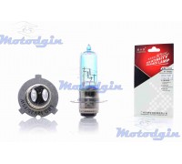 Лампа в фару P15D-25 ( 3ус ) 35w / 35w синяя