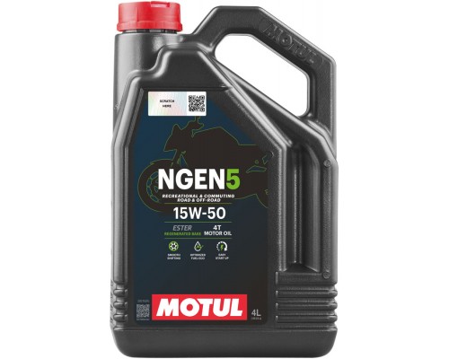 Масло NGEN 5 SAE 15W50 4T 4L