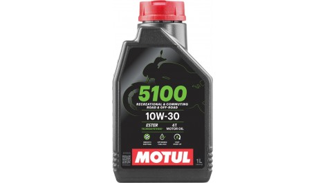 Олива 4Т 5100 - 10W30 1л Motul Франція