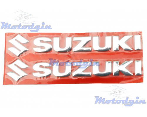 Наклейки буквы Suzuki объемные 