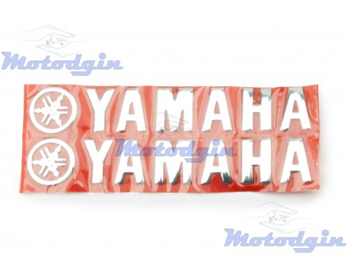 Наклейки буквы Yamaha объемные 