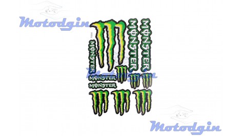 Наклейки спонсор Monster Energy #7054