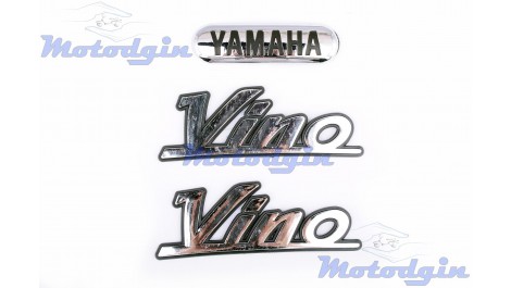 Наклейки буквы Yamaha Vino объемные 