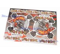 Наклейки Yamaha Skull #5996E