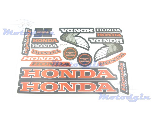 Наклейки Honda Motorsports набор #7067