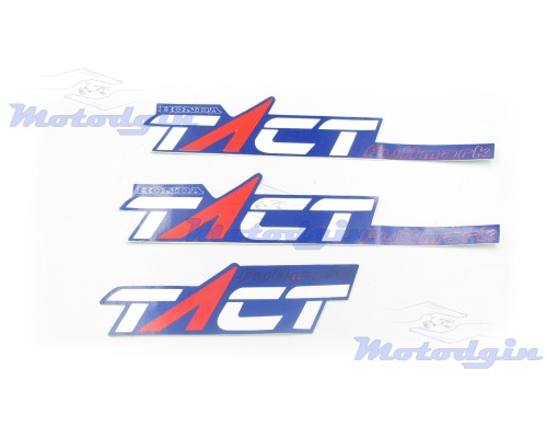 Наклейки Honda Tact AF16 / 24 синие #0906