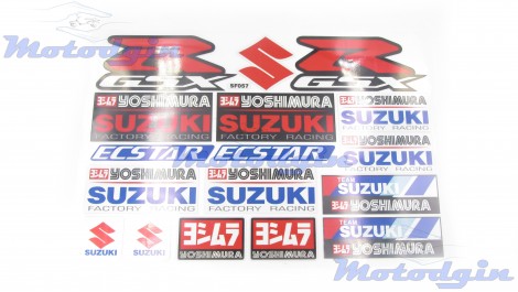 Наклейки Suzuki Ecstar набор #SF057