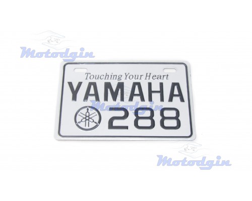 Номерной знак декоративный Yamaha
