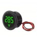 Вольтметр круглий потайний цифровий дисплей