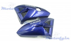 Пластик " жабры " под бак Yamaha YBR125 синие