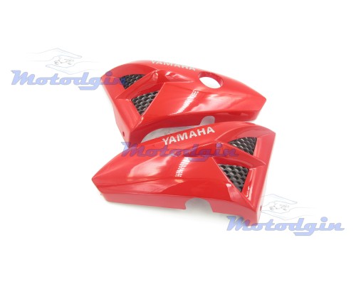 Пластик "зябра" під бак Yamaha YBR125 червоний 2006г