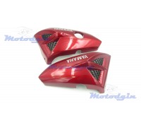 Пластик "зябра" під бак Yamaha YBR125 червоний 2007г