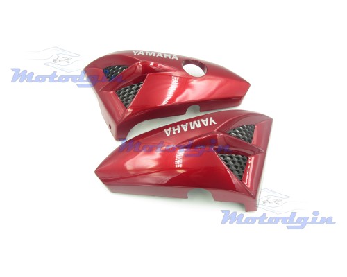 Пластик "зябра" під бак Yamaha YBR125 червоний 2007г