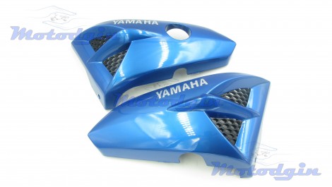 Пластик "зябра" під бак Yamaha YBR125 світло сині