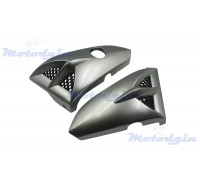 Пластик "зябра" під бак Yamaha YBR125 сірі