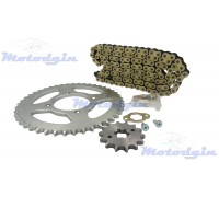 Комплект ланцюга з сальниками та зірочки Yamaha YBR125 2006–2016 MG