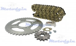 Комплект ланцюга з сальниками та зірочки Yamaha YBR125 2006–2016 MG