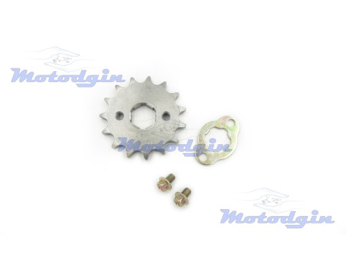 Звезда Yamaha YBR125 передняя 15 зубьев 06-16г